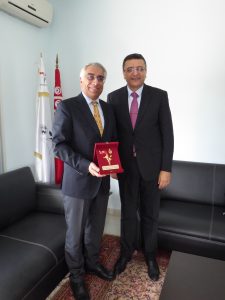 Meeting Chawki Gaddes, President of the National Authority for the Protection of Personal Data, Tunisia